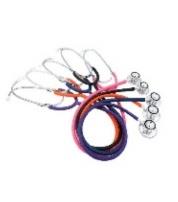 dual head stethoscope color : black