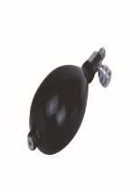 bulb with both valves latex ball Black PE packing
