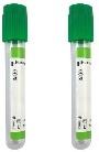 Green Vacuum Blood Collection Tubes