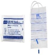 common urine bag with pull-push valve 2000ml