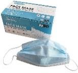 Face mask ear loop 3ply with filter paper 50pcs/box