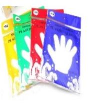 PE Gloves 0.4g/pc 100只/包 1000包/袋